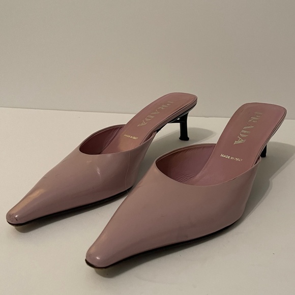 Prada Shoes - Pink Prada Kitten Heels